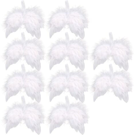 Vintage-Federn, 13 cm de long, pour suspendre un bain de Noël ou un deco de haute qualité ou un meuble, 10 pièces