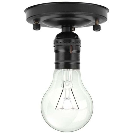 Vintage Industrial Pendant Light Set, E26/E27 Socket, Screw-in Bulb, Hanging Light Fixture