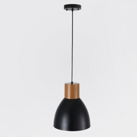 Vintage Industrial Pendelleuchte Schwarz Hängelampe Metall Deckenleuchte für Küche Schlafzimmer Esszimmer