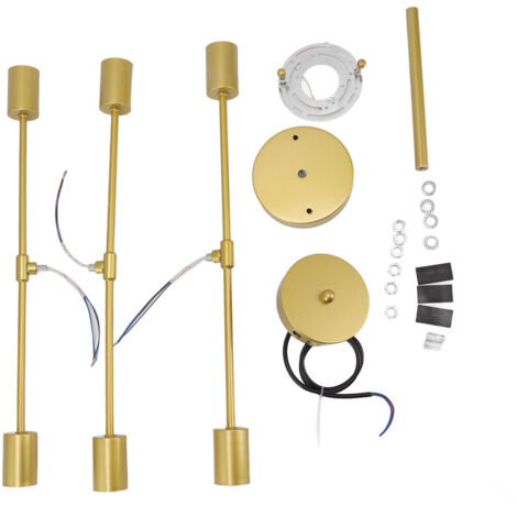 Vintage-Industrie-Deckenleuchte mit 6 Leuchten, moderner Sputnik-Kronleuchter für Restaurant, Bar oder Schlafzimmer, 110–220 V, Gold