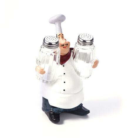 Vintage-Kochfigur, niedliche Küchendekoration, Kunstharzornament, Heimwerken