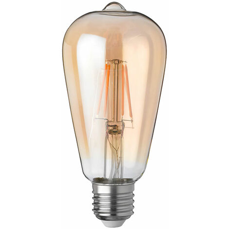 Vintage LED 4 Watt E27 boule ampoule filament ambre 2500 K 280 lm DIMMBAR WOFI 9740