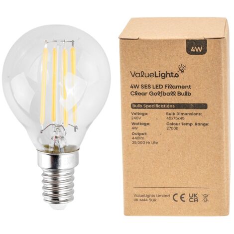 Vintage LED Bulbs Industrial Filament Edison Radio Valve Lightbulb Lamp Amber A+