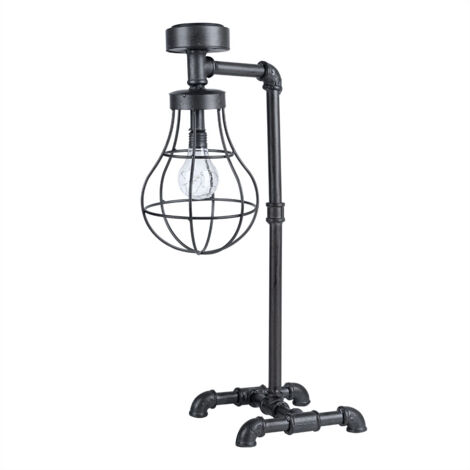 VINTAGE LED Solar Steh Stand Lampe Terrassen Guss Eisen Leuchte Veranda Strahler