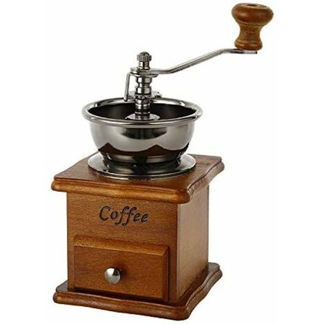 Vintage manuelle Kaffeemühle Keramik Grat konische tragbare Handkurbel Kaffeemaschine