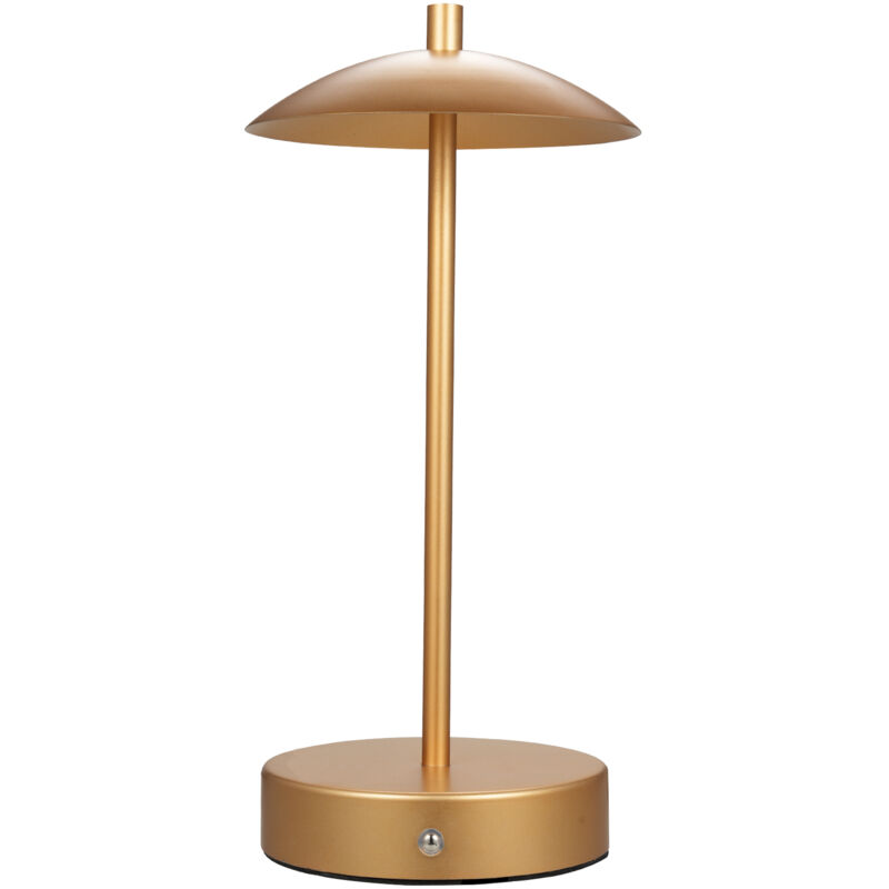 Lifcausal - Lampe de table vintage en métal à commande tactile, lampe de bureau à led sans fil, lampe de chevet, 3 couleurs de lumière, intensité