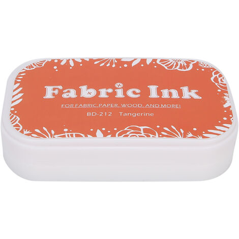 Vintage orange-gelbes Stempelkissen für Scrapbooking und Kartenbasteln – Kreatives Zubehör BD-212