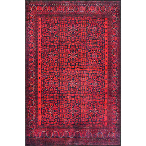 Vintage Orientalischer Teppich - (290x200 cm) - Cinnabar Multicolor