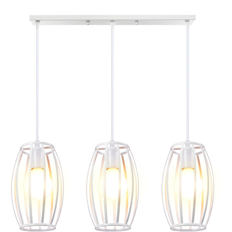 Image of Vintage Pendant Light 3 Lights Metal&hellip;