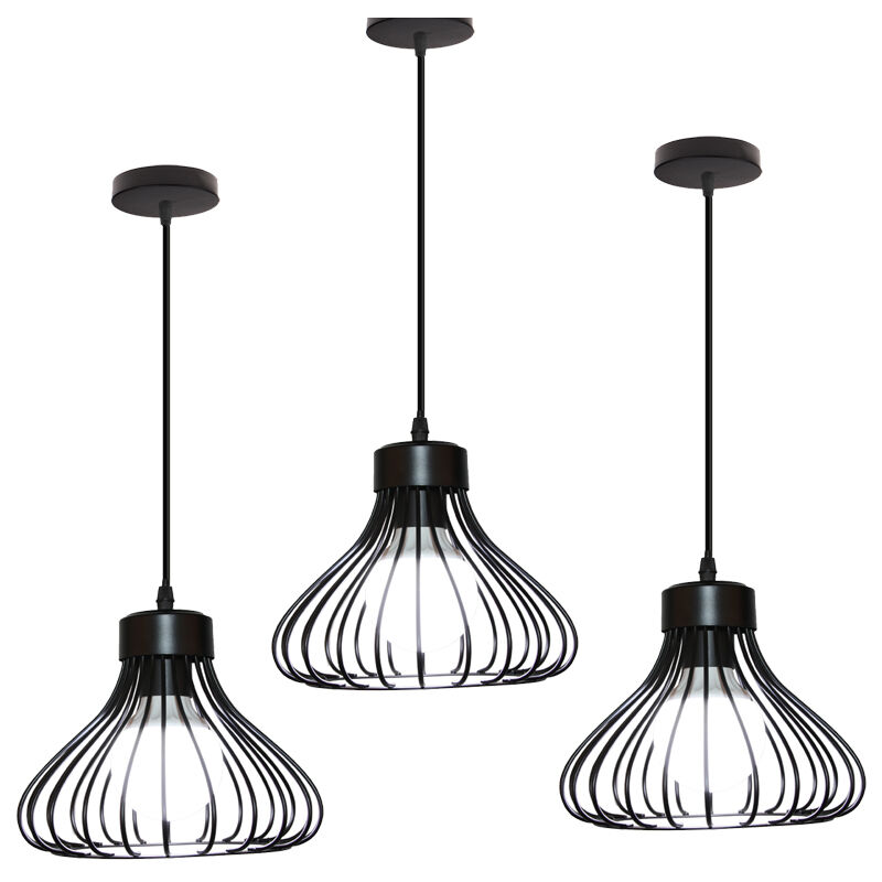 Image of Pendant Light Minimalist Gourd Cage Chandelier,&hellip;