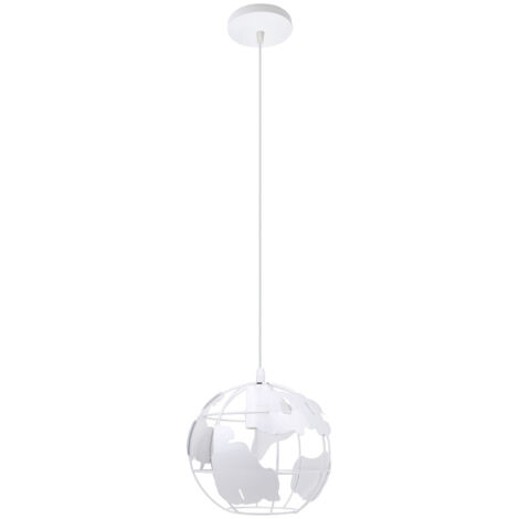 Vintage Pendant Lights Earth Chandelier Metal Pendant Lights Creative Pendant Light White