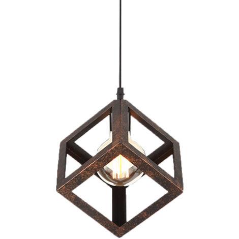 Vintage Pendant Lights Industrial Chandelier Retro Pendant Light E27 Lamp Socket Rust For Living Dining Room Bar Cafeteria Restaurant