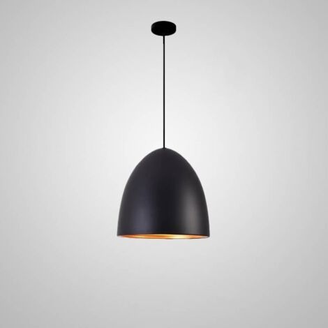 Vintage pendant lights, industrial style lighting, vintage ceiling lights, interior lighting, kitchen, living room, dining room, bedroom lamp, black, 230V, Ø 300mm