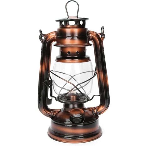 Vintage-Petroleumlampe, Beleuchtung für Bars und Gasthäuser im Freien, Scheunenlampe für die Heimdekoration (Vintage-Farbe)