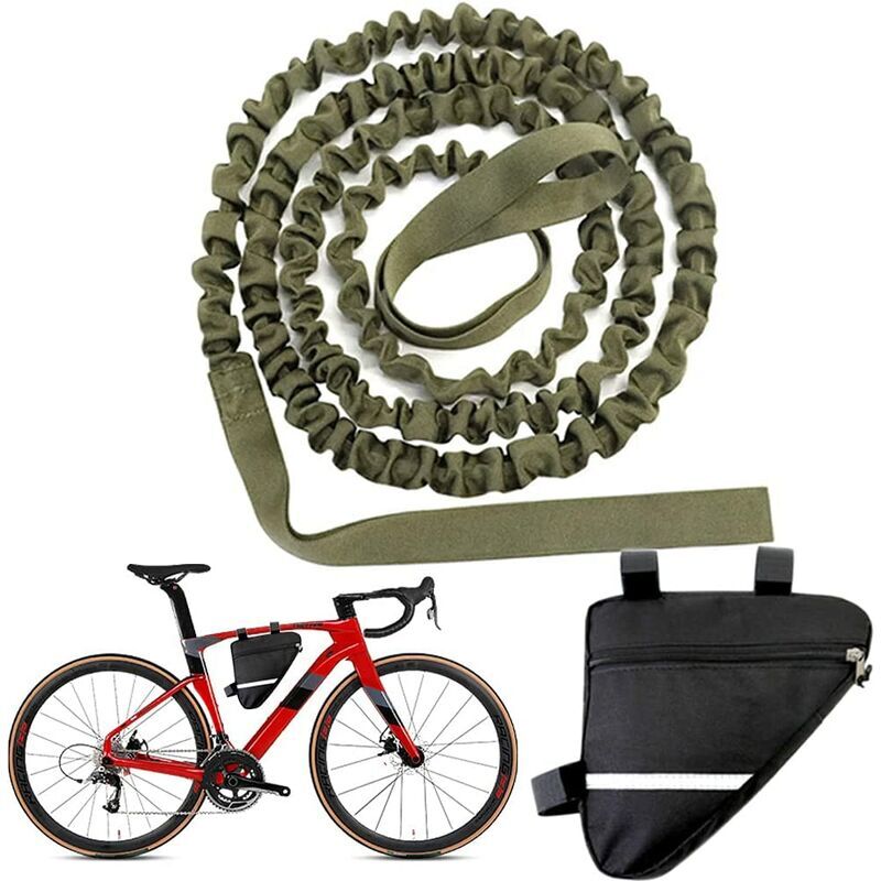Soleil - Corde De Remorquage de Vélo pour Enfants, Corde Élastique Extensible Vélo pour Enfant, Universellement Durable, pour Vélo, Cycles, Vélo