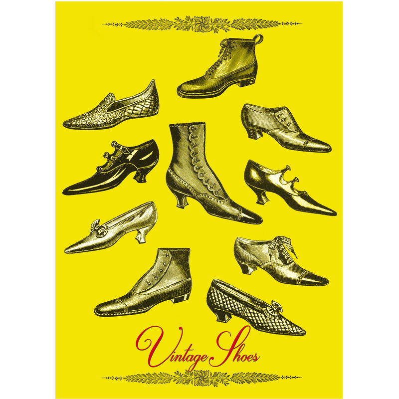 

VINTAGE - Póster Artístico Firmado – Zapatos - 60x80cm