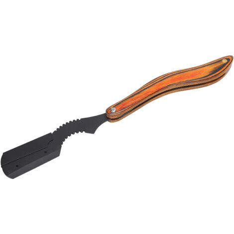 Vintage-Rasiermesser für Herren, klappbares Handrasiermesser mit Holzgriff für Bärte