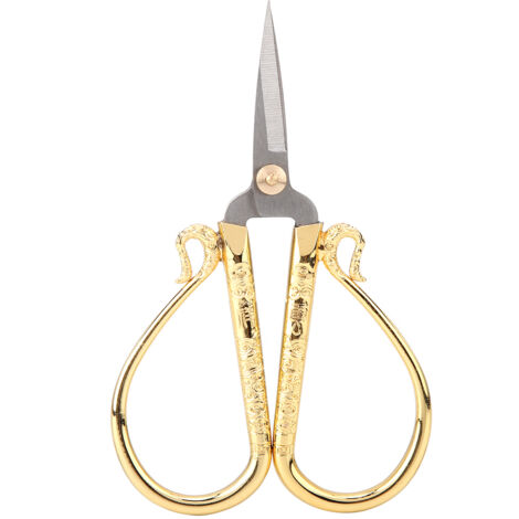Vintage Stickschere aus Edelstahl für Kreuzstich und Nähen (Gold)