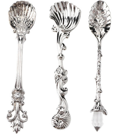 Vintage Style Cutlery Coffee Spoon Dessert Spoon Teaspoon Kitchen Tableware