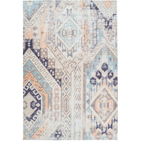 Teppich Marokkanisches Muster Ornamente Muster Teppiche Creme Weiß 160x230cm