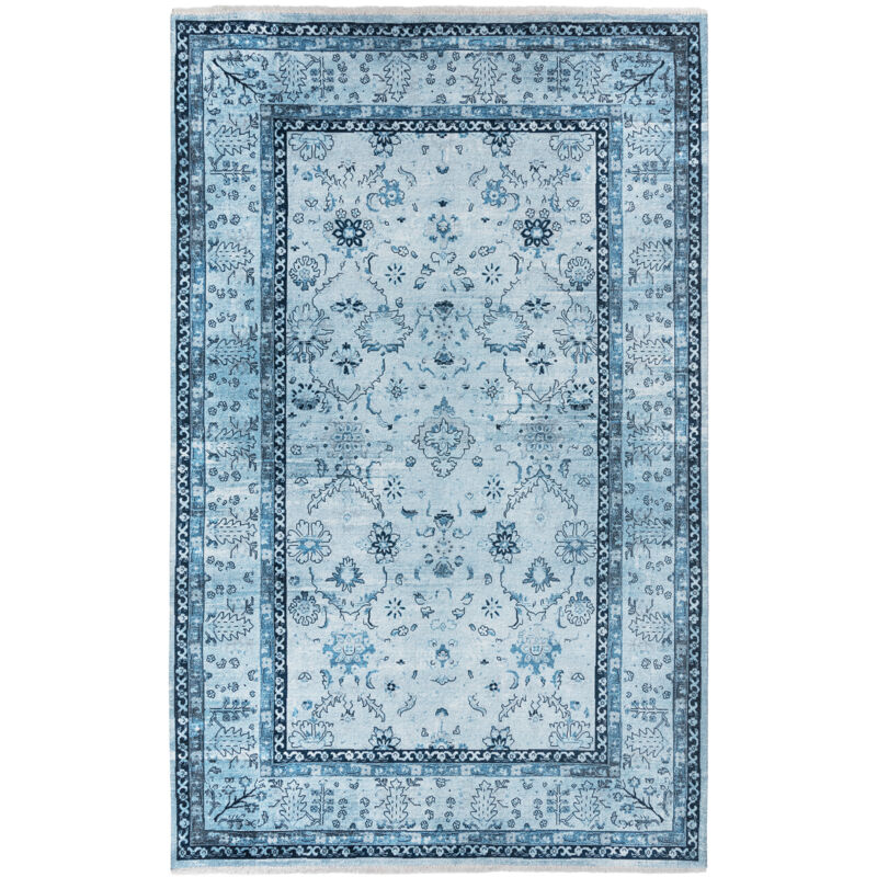 Tesso Living - Vintage Traditions Tapis - Bleu Jean - 195cm x 280cm