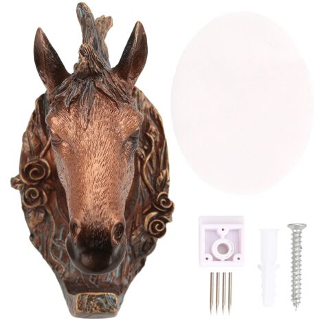 Vintage-Wandhaken in Pferdeform für Garderobe, Badezimmer- und Schlafzimmerdekoration