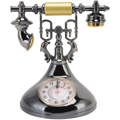 Vintage-Weckertelefon – Eleganter und präziser Nachttischwecker für Zuhause, Büro oder Café – Retro-Dekoration YF020