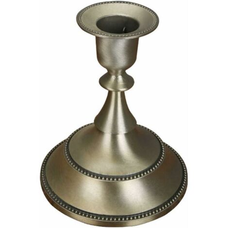 Vintage Zinc Alloy Candle Holder Brass Candle Holder Tapered Candle Tray