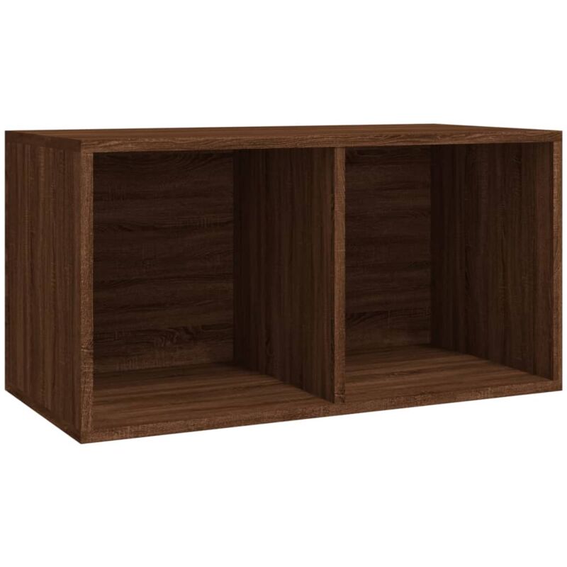 Vidaxl - Vinyl Storage Box Brown Oak 71x34x36 cm Engineered Wood Brown