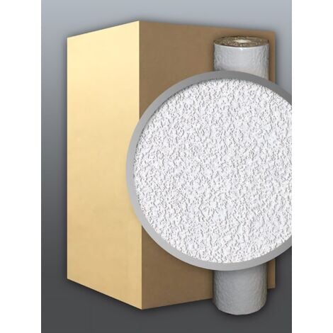 Vinyl wallpaper wall white EDEM 204-40 deco textured blown 1 carton 9 rolls 71 sqm (764 sq ft)