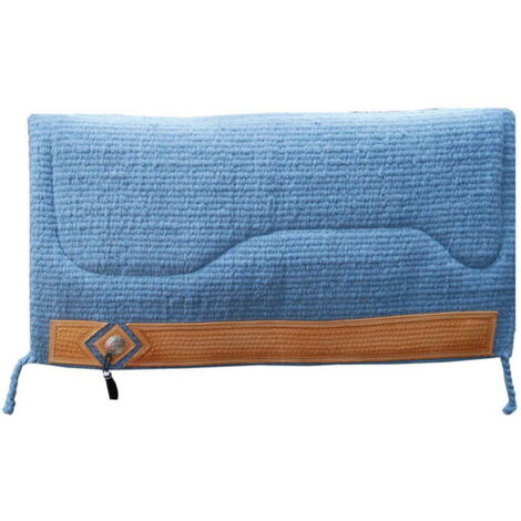 Viola - Sous-selle western Show Alpaca Barbwire en tissu Navajo avec renforts en cuir
