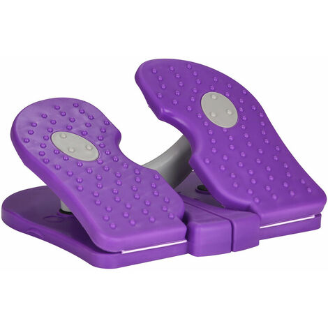 （Violet） Steppers pour l'exercice, Mini Stepper Pliable Foot Peddle Under Desk Exercise Step Physiothérapie Leg Exerciser Mini Fitness Stepper