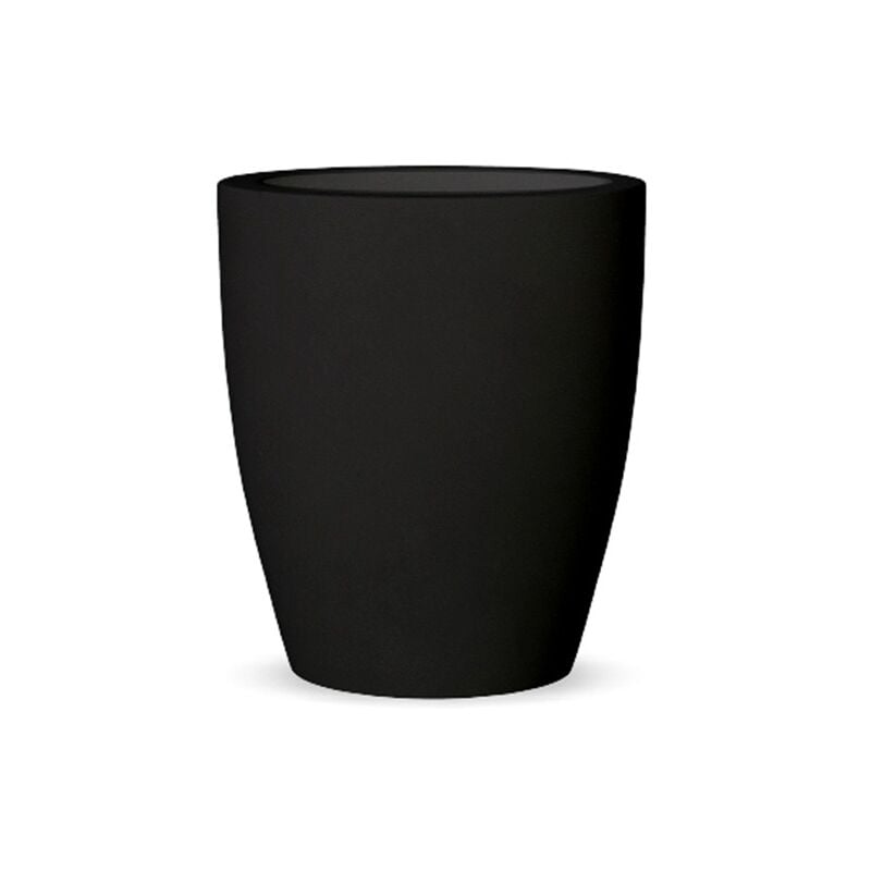 Violeta 40 Rond Jardinière ronde moderne d'intérieur et d'extérieur pour plantes et fleurs très résistante aux intempéries. Fabriqué en polyéthylène