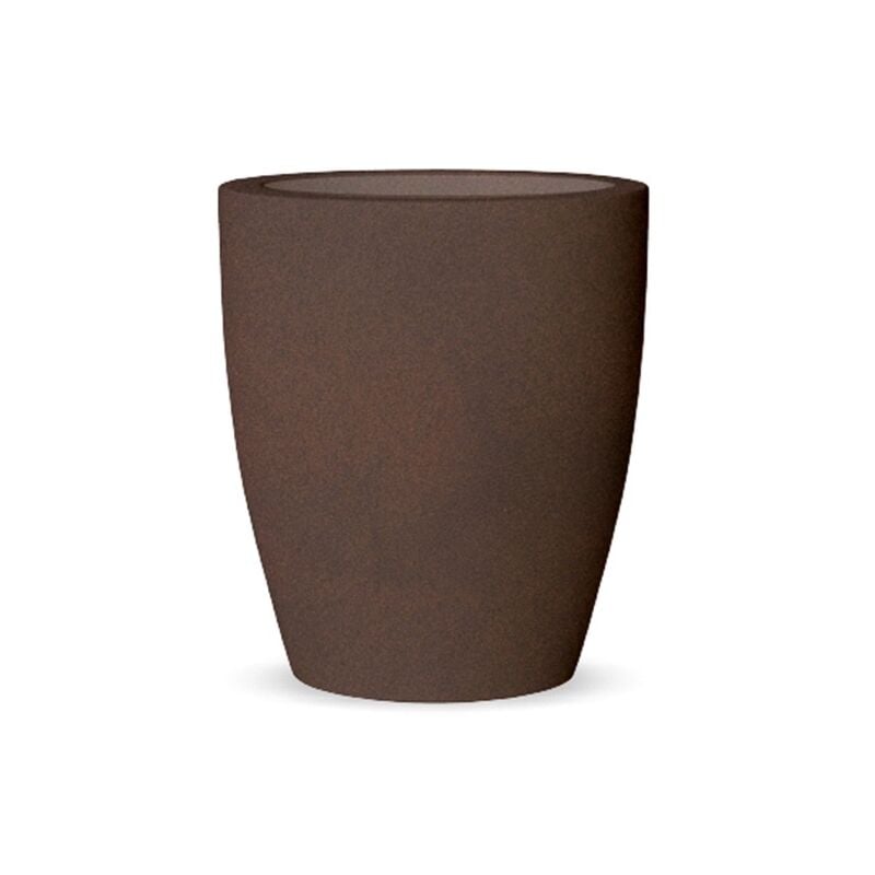 Violeta 30 Jardinière Ronde Moderne d'Intérieur et d'Extérieur Pour Plantes et Fleurs Très Résistante au Temps. Fabriqué en polyéthylène en Espagne