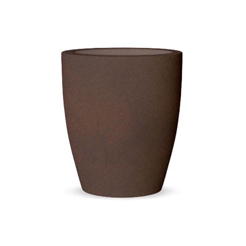 Violeta 40 Rond Jardinière Ronde Moderne d'Intérieur et d'Extérieur Pour Plantes et Fleurs Très Résistante au Temps. Fabriqué en polyéthylène en