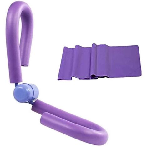 (Violet)Musculation Jambes,Appareil Musculation Fessier avec Bande Elastique,Sport Maison Materiel pour Exercices Hanches,Jambe（Violet）