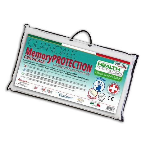 HOMMOO V.I.P. Very Important Pillow Cuscino Memory Foam Protection, Dispositivo Medico, Doppia Onda Cervicale