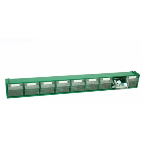 Vipa Cassettiera Componibile Fox 101 Verde 9 Cassetti mm. 600X68X76 H