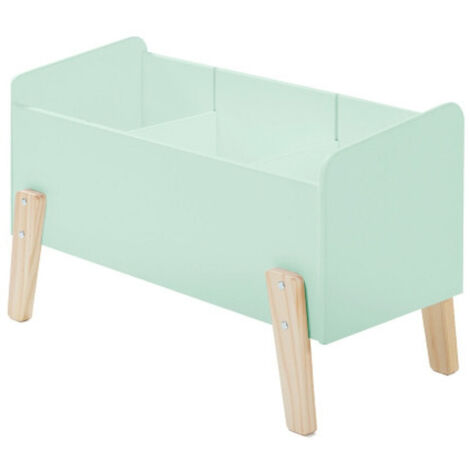 Vipack Caja para juguetes Kiddy madera verde mint