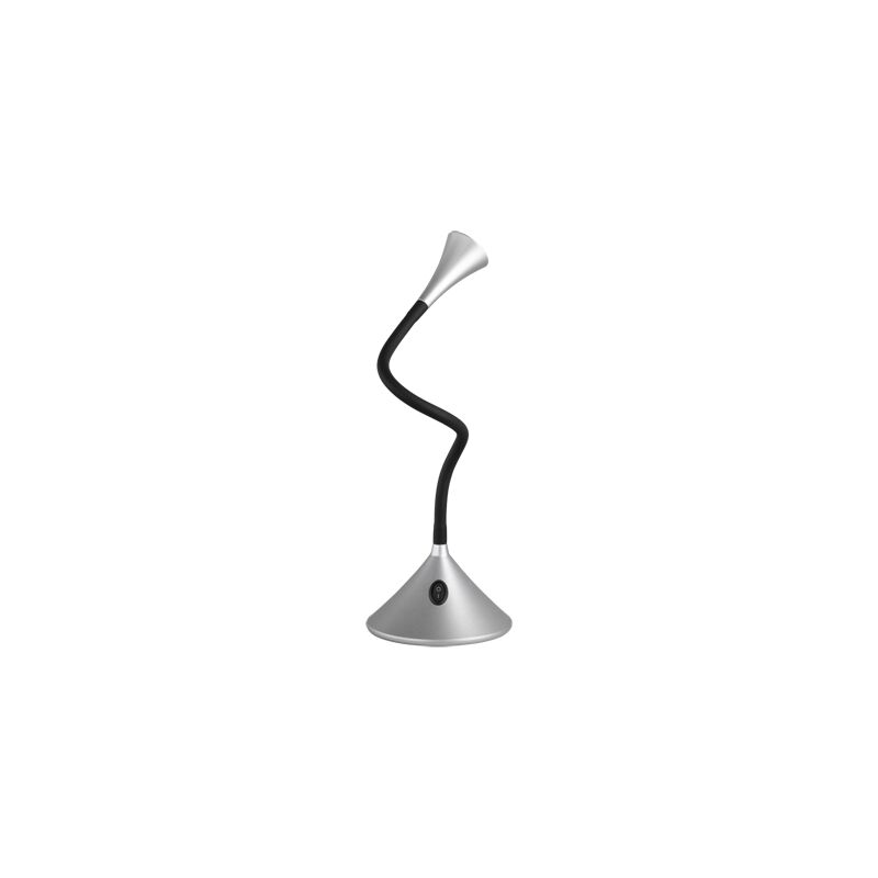 Image of Lampada da Tavolo Scrivania Studio Led Flessibile Alluminio 32 cm Viper Gd Trio