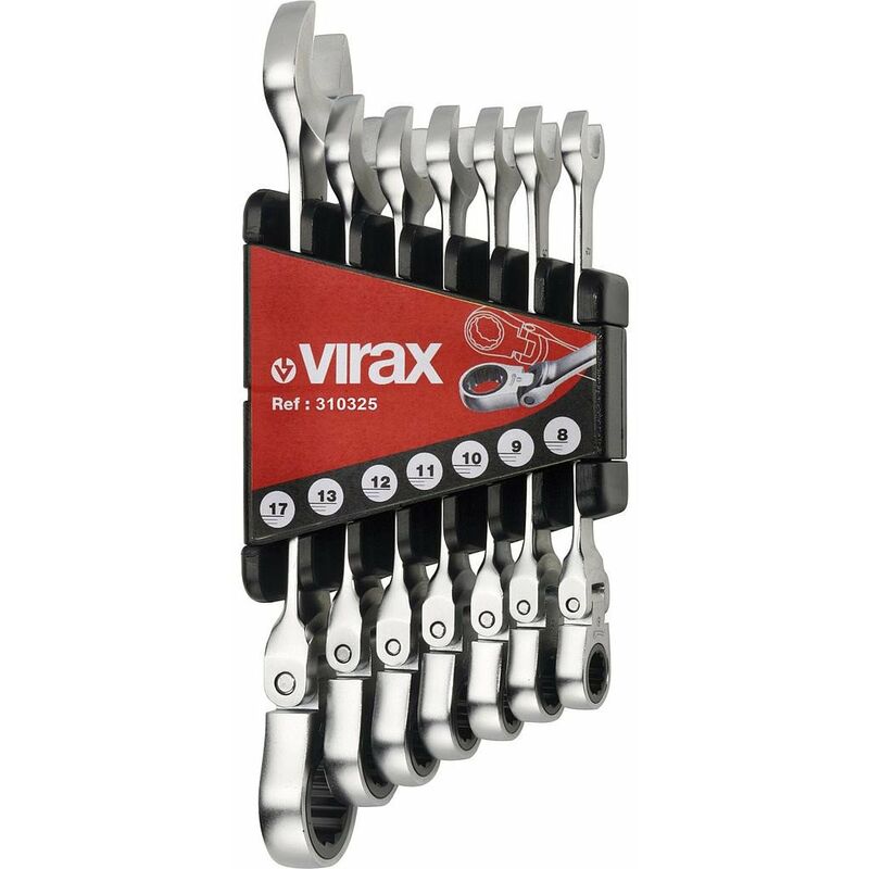 

Llave de trinquete con cabeza flexible 8-17 mm - Virax