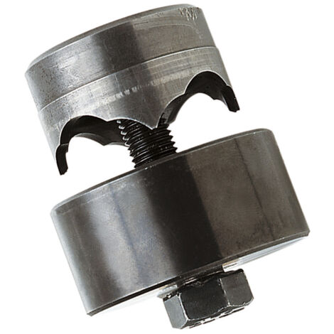 Virax – Emporte-pièce Ø35mm pour inox et acier doux – Découpe jusqu'à 2mm – Profil 4 dents anti-coincement – 221135