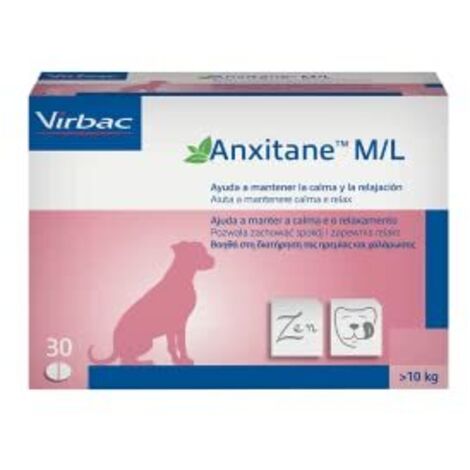 Virbac Dog Anxitane Medium/Large - Virbac Dog Anxitane Medium/Large - Confezione Da 30 Compresse
