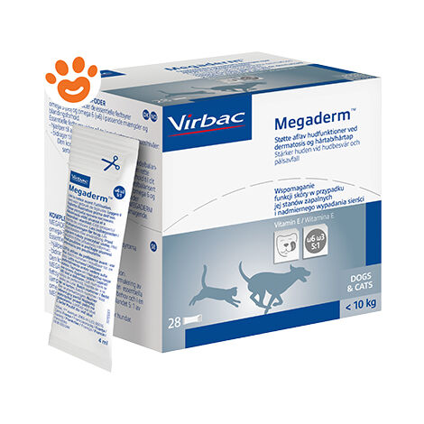 Virbac Dog e Cat Megaderm < 10 Kg - Virbac Dog e Cat Megaderm < 10 Kg - Confezione Da 28 Bustine