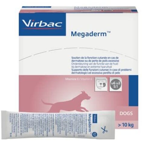 Virbac Dog Megaderm &gt 10 Kg  - Virbac Dog Megaderm &gt 10 Kg - Confezione Da 28 Bustine
