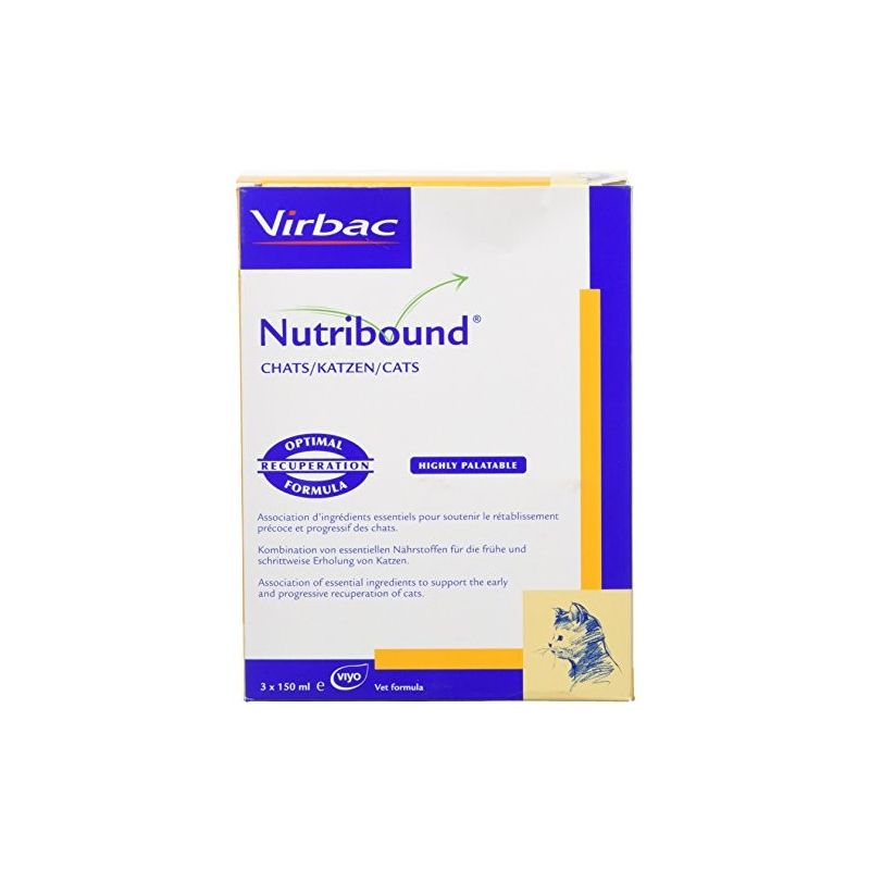 Virbac - Nutribound per Gatto 3 flaconi da 150ml