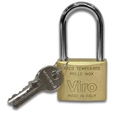 Viro 311 Lucchetto Ottone 30mm ad Arco L 40mm