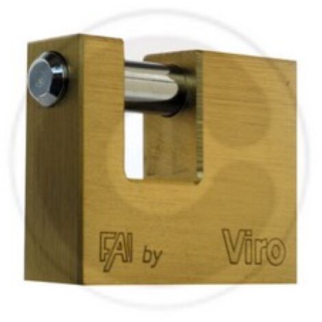 VIRO 506 LUCCHETTO FAI P/SERRANDA 70MM OTTONE