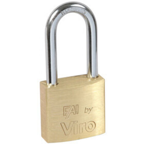 VIRO 553.32 FAI LUCCHETTO RETT. ARCO LUNGO 30 MM- 12,0 pz
