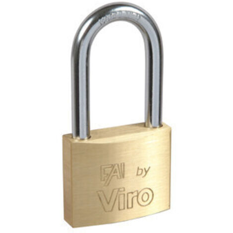 VIRO 554.42 FAI LUCCHETTO RETT. ARCO LUNGO 40 MM- 12,0 pz